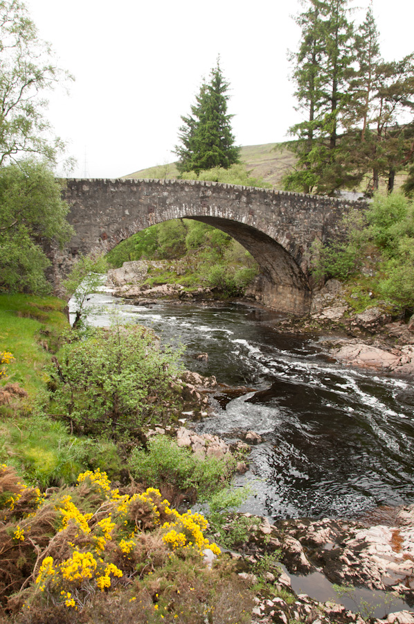 Kildonan Bridge over River Helmsdale